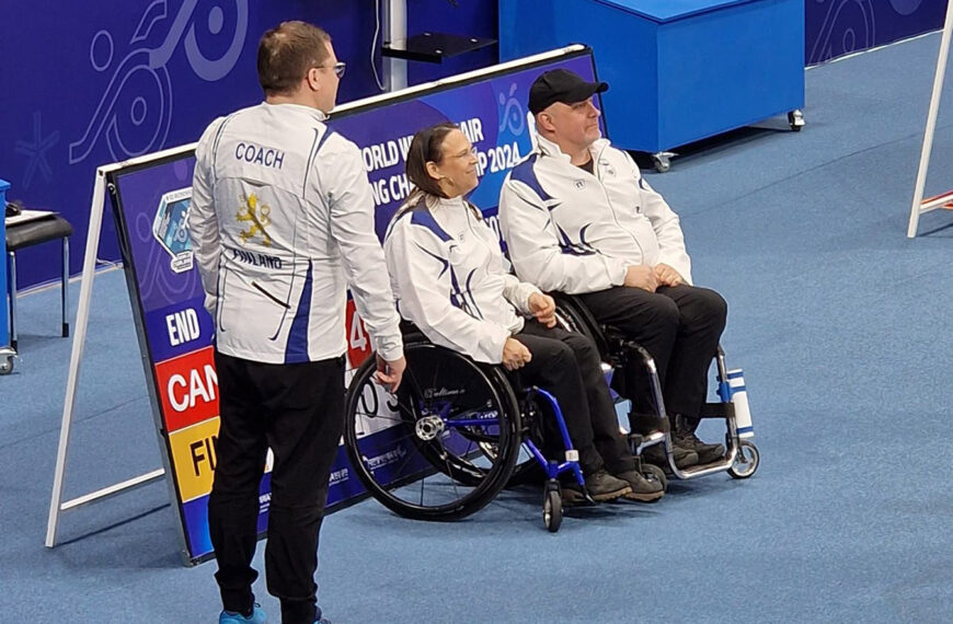 Orivesiläisen Harri Tuomaalan haave MM-edustuspaikasta toteutui pyörätuolicurlingin MM-kisoissa Etelä-Koreassa − Suomi oli paras pohjoismaa